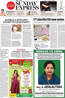 The New Indian Express Chennai - December 11th 2016