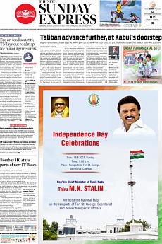 The New Indian Express Chennai - August 15th 2021